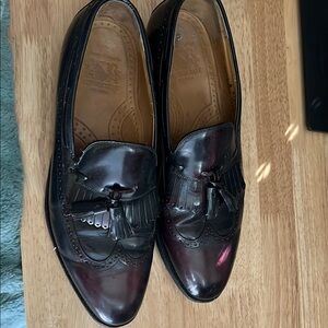 Men's Black Tassel Loafers